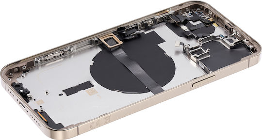 Back Housing W Small Parts Iphone 13 Pro Max Eu Global Version Aftermarket Plus Gold