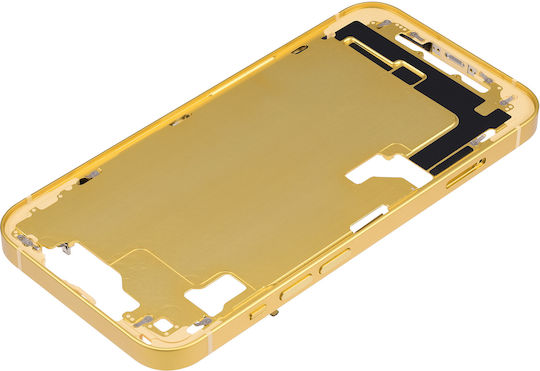 Mid-frame Housing W Small Parts Iphone 14 Eu Global Version Aftermarket Plus Yellow