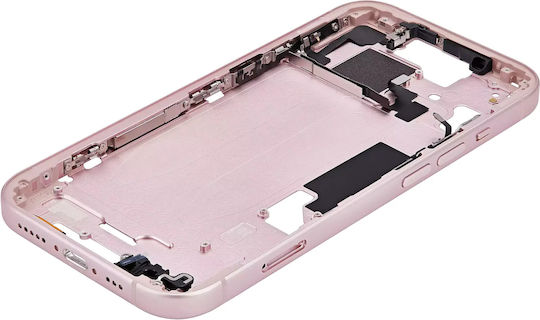 Mid-frame Housing W Small Parts Iphone 15 Eu Global Version Aftermarket Plus Pink