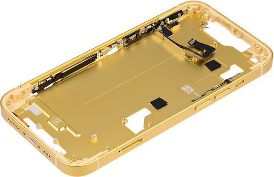 Mid-frame Housing W Small Parts Iphone 14 Eu Global Version Aftermarket Plus Yellow
