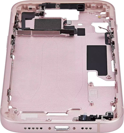 Mid-frame Housing W Small Parts Iphone 15 Eu Global Version Aftermarket Plus Pink