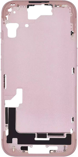 Mid-frame Housing W Small Parts Iphone 15 Us Version Aftermarket Plus Pink