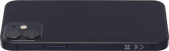 Back Housing W Small Parts Iphone 12 Mini Eu Global Version Aftermarket Plus Black