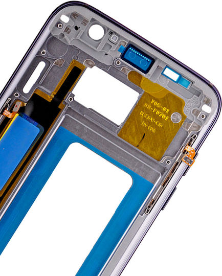 Mid-frame Housing Samsung Galaxy S7 Edge Small Parts Black