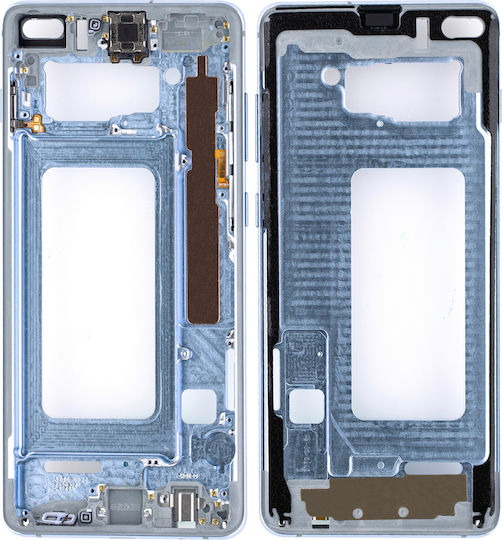 Mid-Frame Housing Samsung Galaxy S10 Plus Kleine Teile Prism Blau
