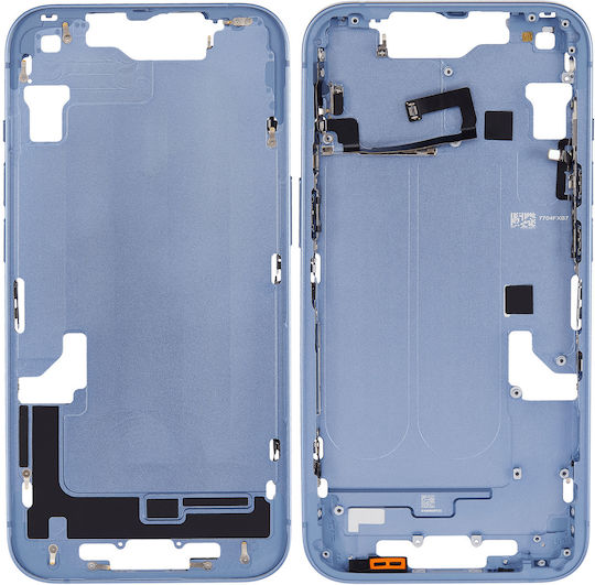 Mid-frame Housing W Small Parts Iphone 14 Eu Global Version Aftermarket Plus Blue