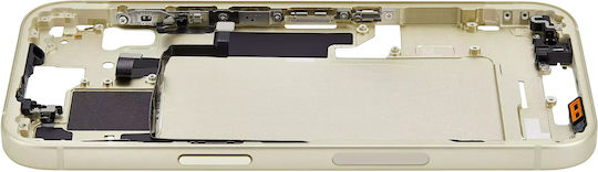 Mid-frame Housing W Small Parts Iphone 15 Us Version Aftermarket Plus Yellow