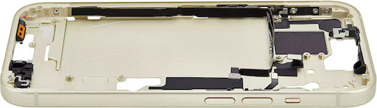 Mid-frame Housing W Small Parts Iphone 15 Us Version Aftermarket Plus Yellow