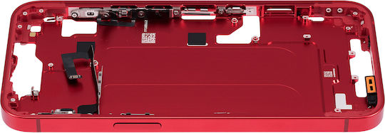 Mid-frame Housing W Small Parts Iphone 14 Eu Global Version Aftermarket Plus Red