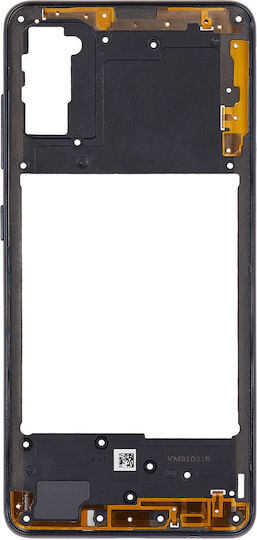 Mid-frame Housing Samsung Galaxy A41 A415 2020 Aftermarket Plus Prism Crush Black