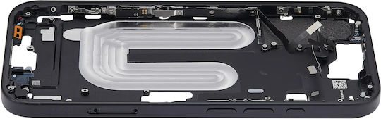 Mid-frame Housing Power Volume Button Iphone 16 Eu Global Version Aftermarket Plus Black
