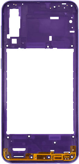 Mittleres Gehäuse Samsung Galaxy A30s A307 2019 Aftermarket Plus Prism Crush Lila