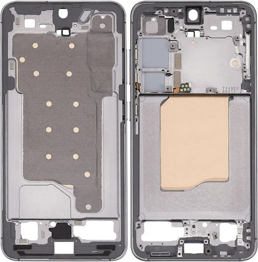 Mid-Frame Gehäuse Samsung Galaxy S25 5G US & Internationale Version Silber Shadow