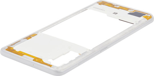 Mid-frame Housing Samsung Galaxy A41 A415 2020 Aftermarket Plus Prism Crush Silver