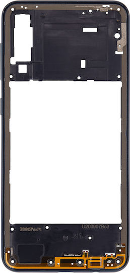 Mittleres Gehäuse Samsung Galaxy A30s A307 2019 Prism Crush Schwarz