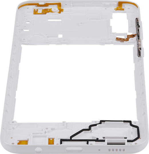 Mid-frame Housing Samsung Galaxy A30s A307 2019 Prism Crush White