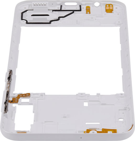 Mid-frame Housing Samsung Galaxy A30s A307 2019 Prism Crush White