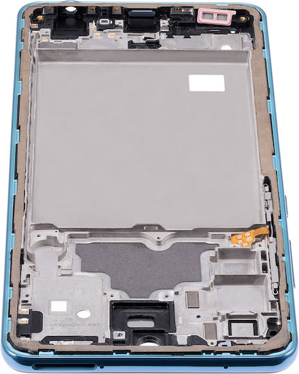 Mid-frame Housing Samsung Galaxy A72 A725 2021 Awesome Blue