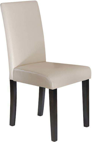 Καρέκλες Τραπεζαρίας Maleva-l 42x56x93εκ. 2τμχ Ivory Καρέκλες Τραπεζαρίας Maleva-l 42x56x93εκ. 2τμχ Ivory