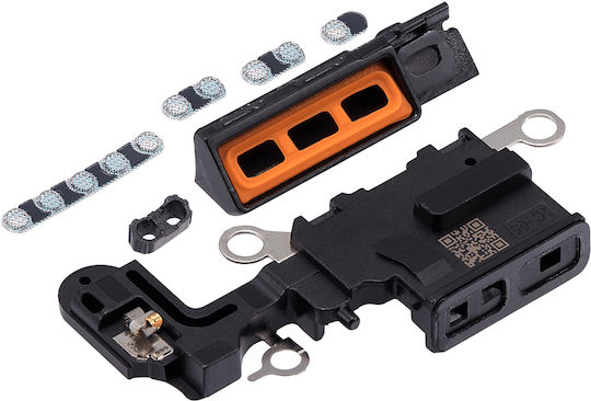 Lautsprecher Mikrofon Mesh iPhone 15 Plus Weiß 10er Pack