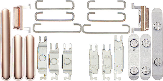 Hard Buttons Power Volume Switch Iphone 11 Pro 11 Pro Max Gold