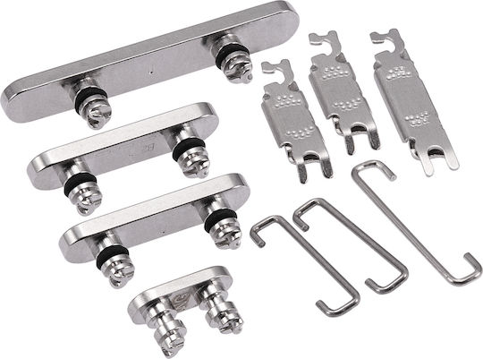 Hartknöpfe Power Volume Schalter iPhone 15 Pro 15 Pro Max Weiß Titanium