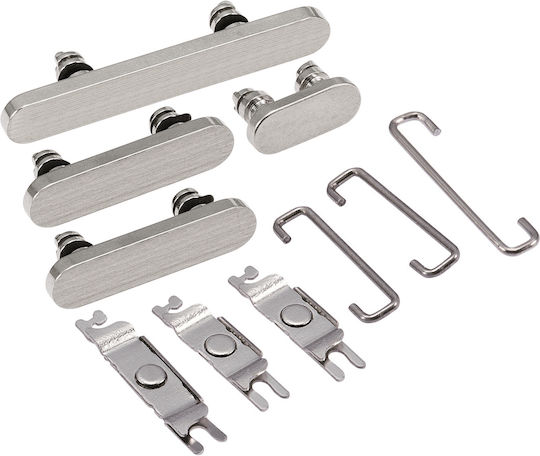 Hartknöpfe Power Volume Schalter iPhone 15 Pro 15 Pro Max Weiß Titanium
