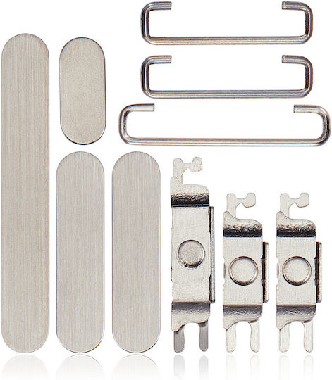 Hartknöpfe Power Volume Schalter iPhone 15 Pro 15 Pro Max Weiß Titanium