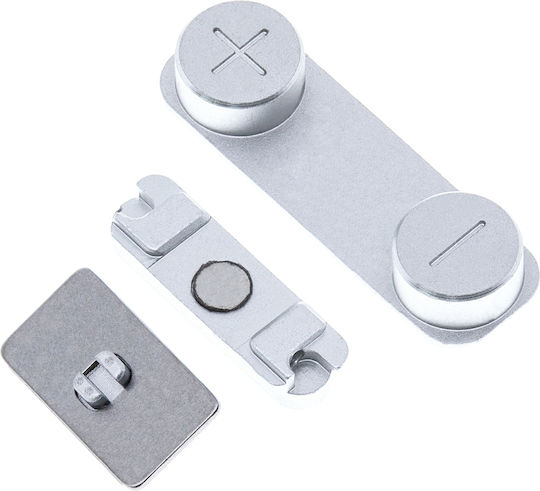 Hard Buttons Set Power Volume Vibrator Iphone 5 Silver