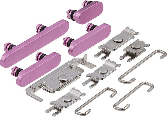 Hard Buttons Power Volume Switch Iphone 16 16 Plus Pink