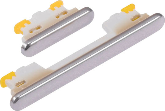 Hard Buttons Power Volume Samsung Galaxy A73 5g A736 2022 White