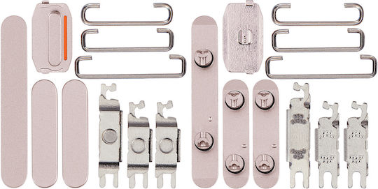 Hard Buttons Power Volume Switch Iphone 15 15 Plus Pink