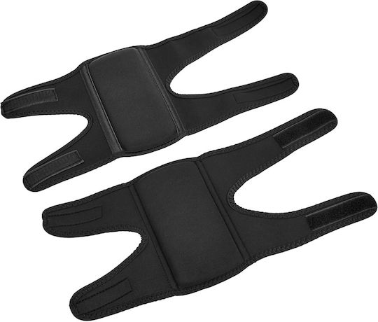 Genunchiere Profesionale de Protecție Typec pentru Muncă 8.5 Inch Mărime Universală Cu Bretele Reglabile Set 1 Pereche 2 Bucăți Negru