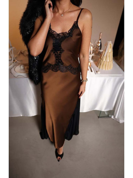 Maxi Rochie de Seara Jupon Satin Maro