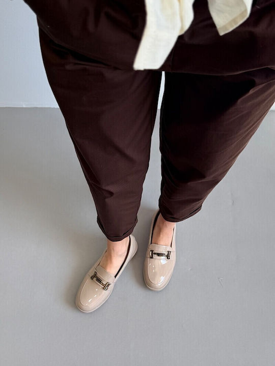Γυναικεία Loafers σε Μπεζ Χρώμα