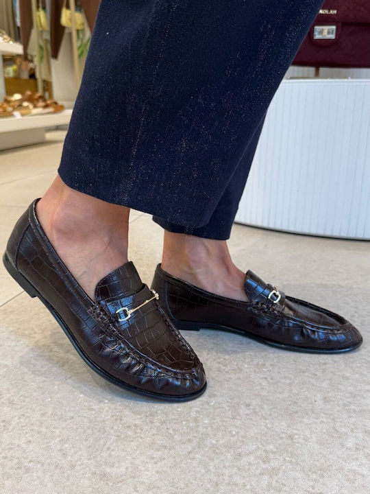 Damen Faulenzer in Braune Farbe