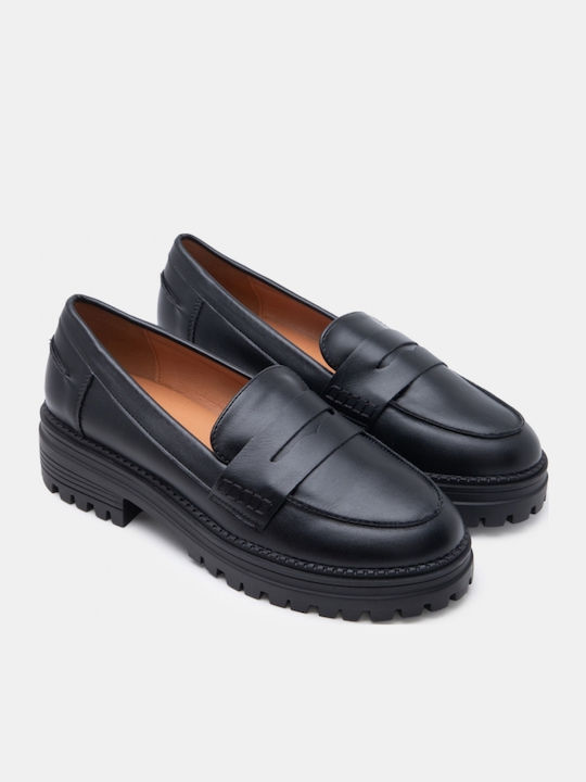 Women's Loafers In Black Color