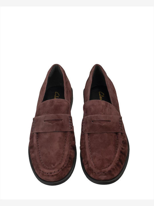 Loafers Dama din Piele în Culoare Maro