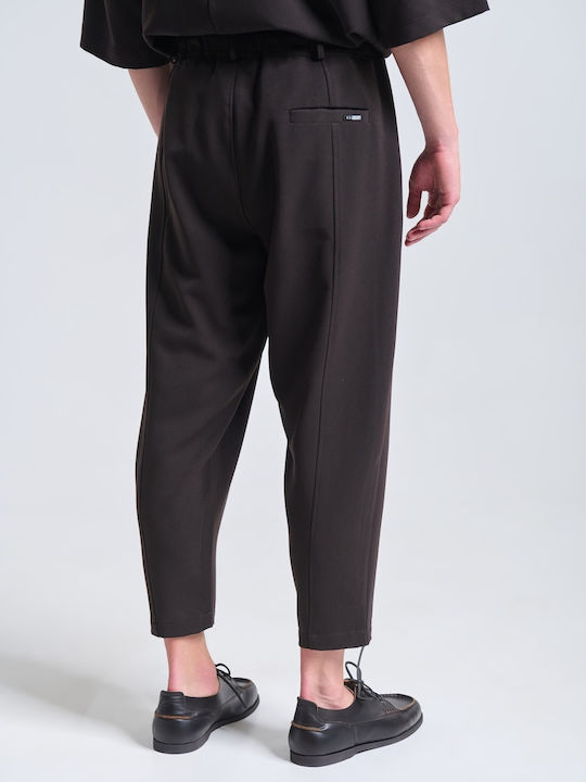 Ανδρικό Παντελόνι Σετ Relaxed Fit Καφέ