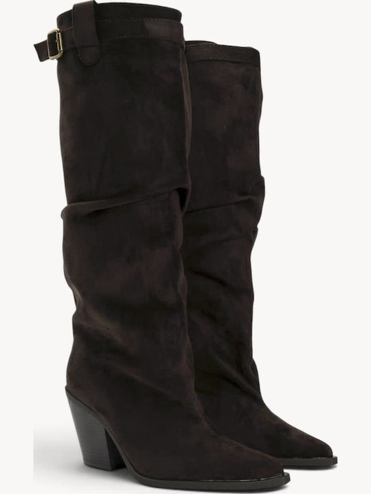 Ligglo Suede Γυναικείες Μπότες Cowboy