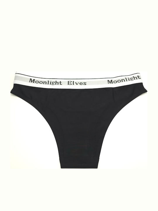 Women's Seamless Black Slip
