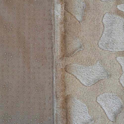 Linea Home Stone Ριχτάρι Πολυθρόνας Ζακάρ 180x160εκ. Σκουρο Μπεζ