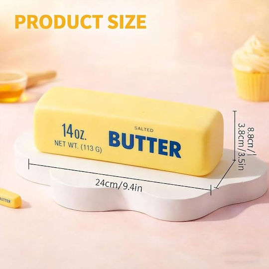 Играчка Squishy Butter Пяна Жълта