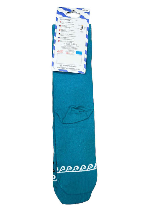 Carnaval Socks Ανδρικές Κάλτσες Τιρκουάζ Carnaval Socks Ανδρικές Κάλτσες Τιρκουάζ