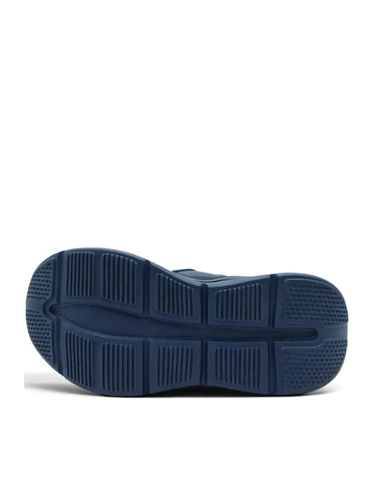 Παιδικά Sneakers με Σκρατς & Φωτάκια Μπλε