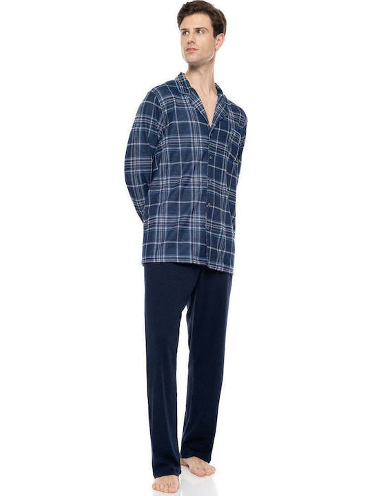 Ulisse Χειμερινή Ανδρική Πιτζάμα Denim