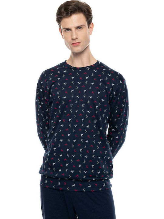 Ulisse Winter Men's Pyjamas Blue