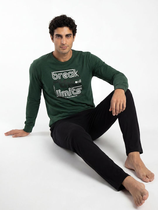 Nina Club Winter Men's Pyjamas Green