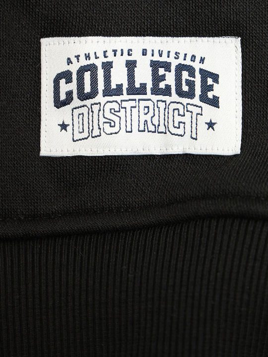 Kids Sweatshirt With Hood Black
