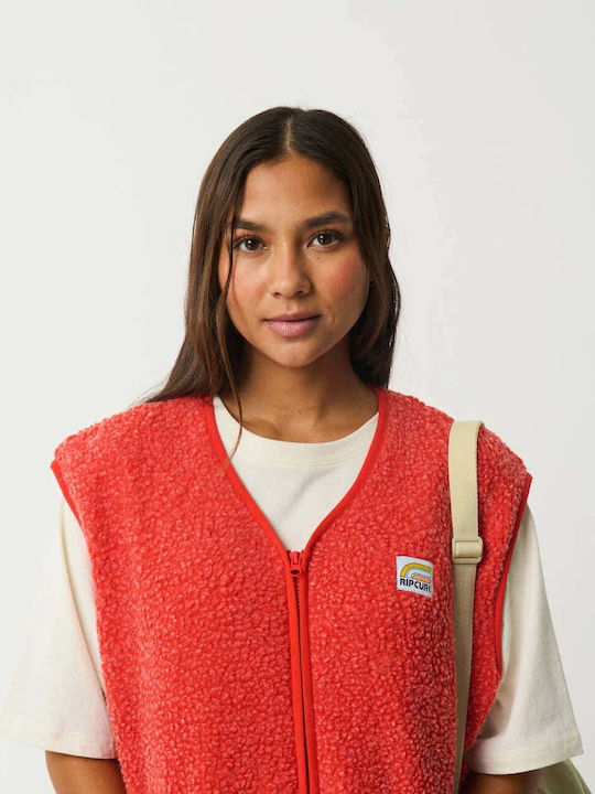 Damen Weste Rot